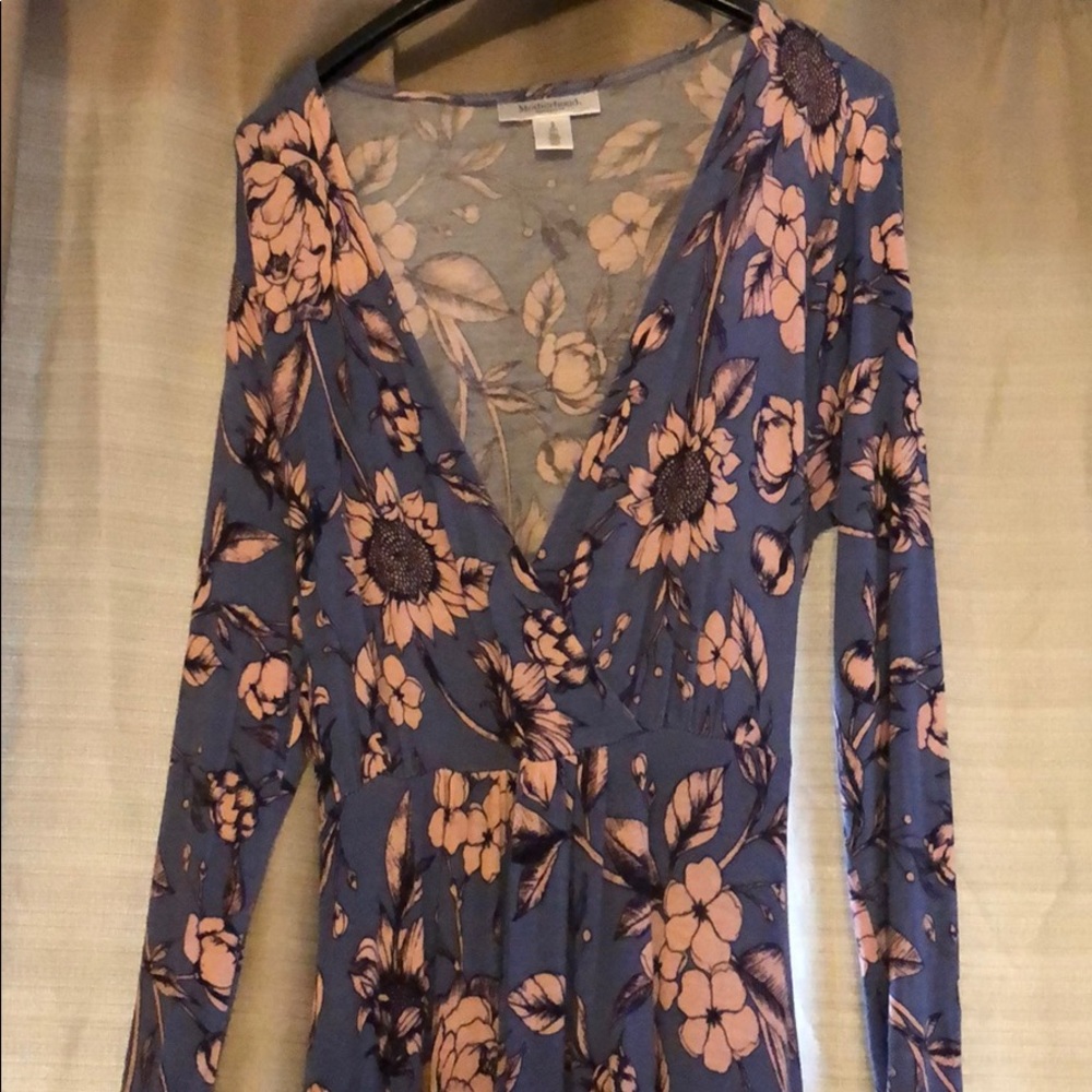 Long sleeve maternity dress size small